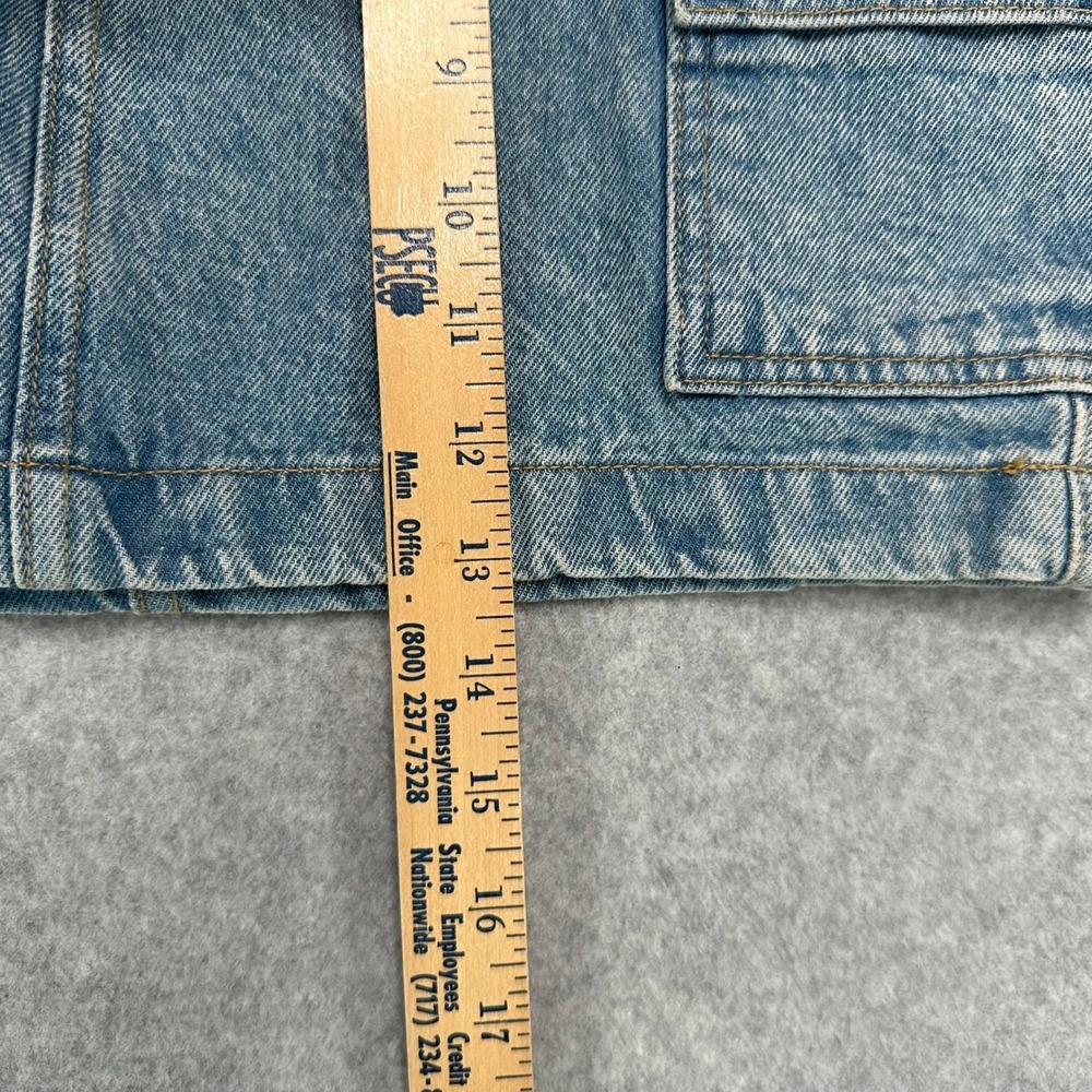 Levi's 94 Cargo Mini Skirt Light Wash‎ Denim Size 26 NWT - Picture 5 of 8
